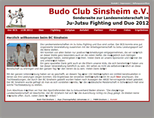Tablet Screenshot of fight.budo-club-sinsheim.de